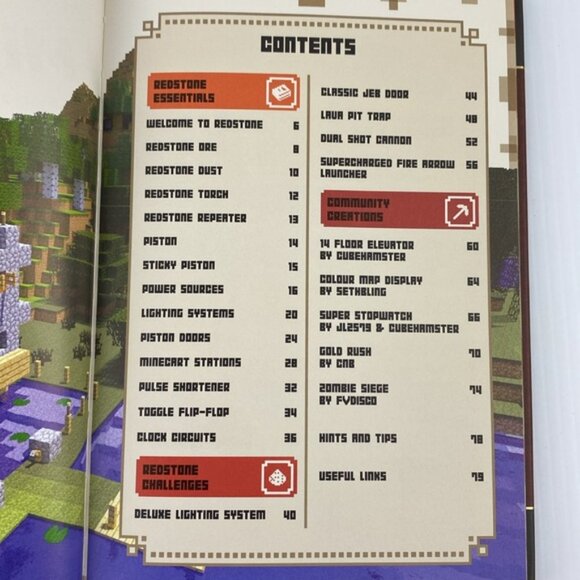 Minecraft Handbooks Hardcover Set of 3 Beginner's Construction Redstone - Picture 11 of 15